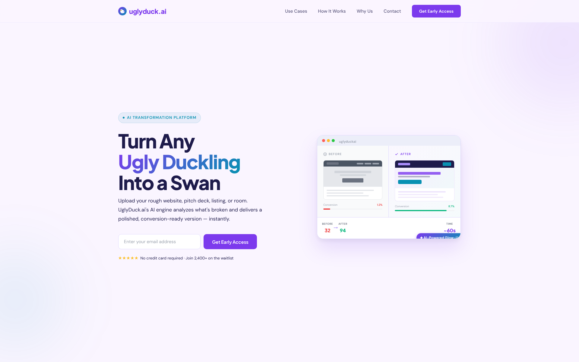 uglyduck.ai preview
