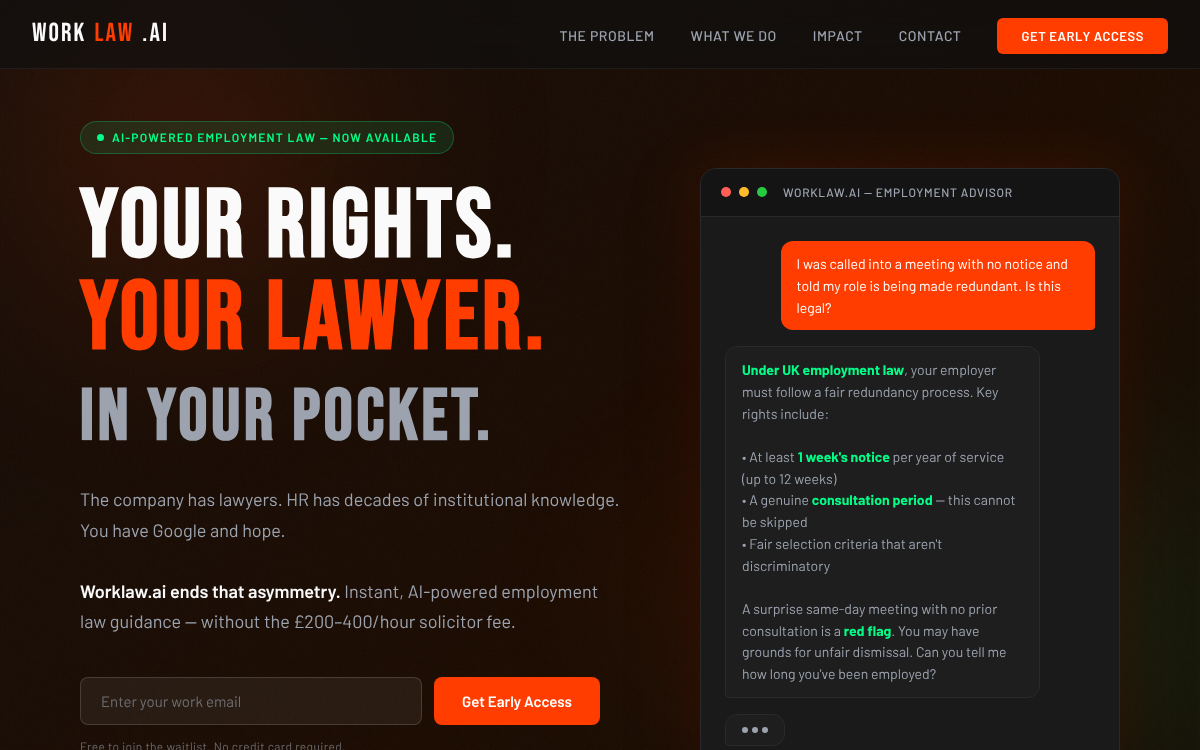 Worklaw.ai preview