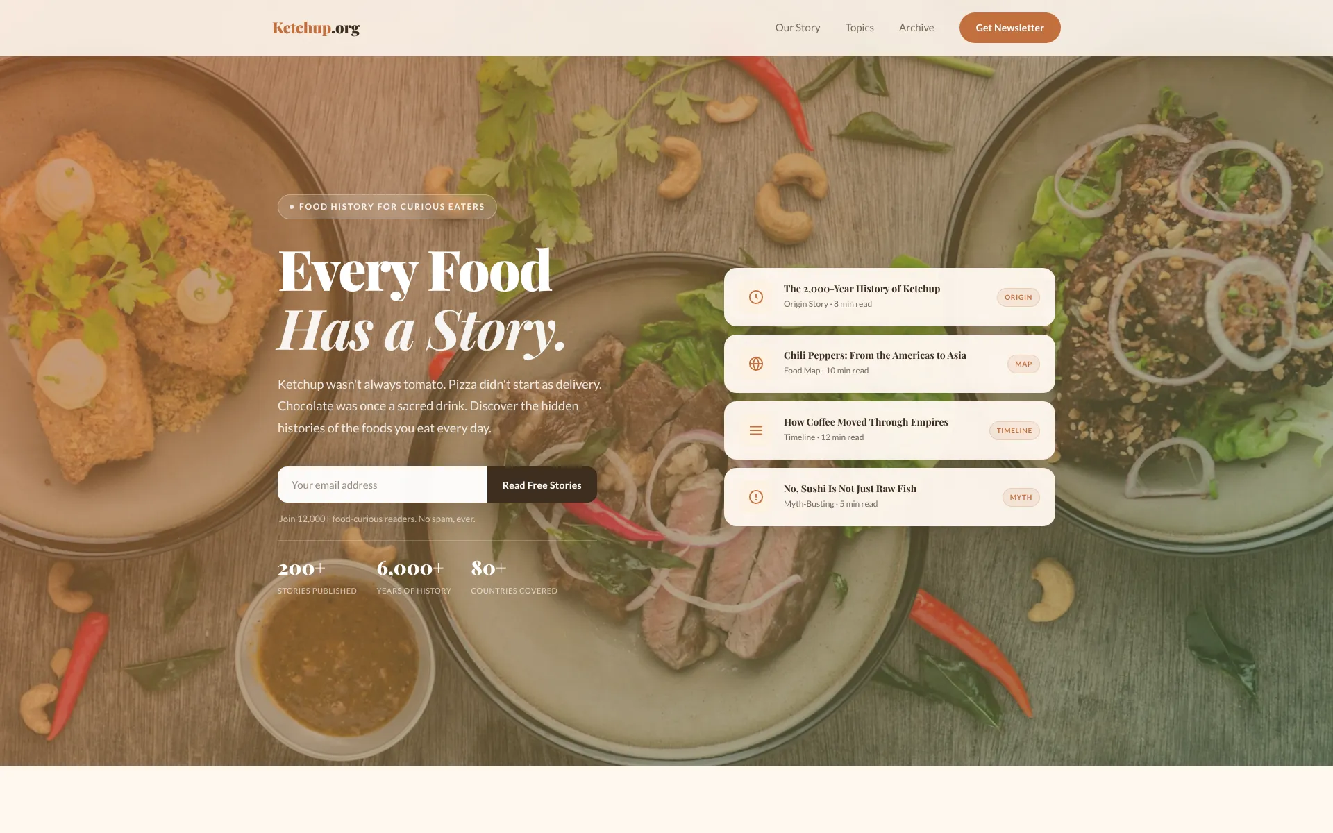Ketchup.org preview