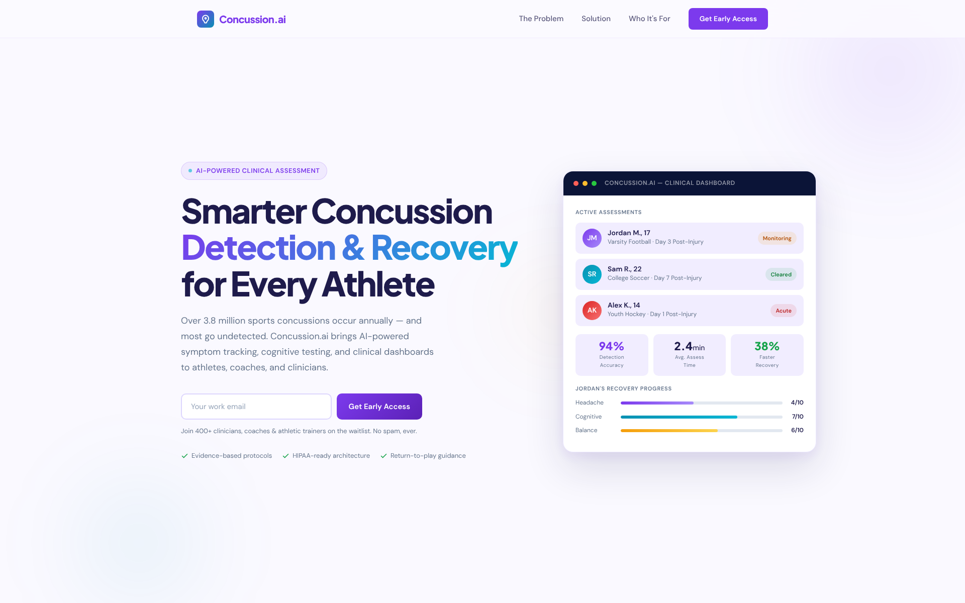 Concussion.ai preview