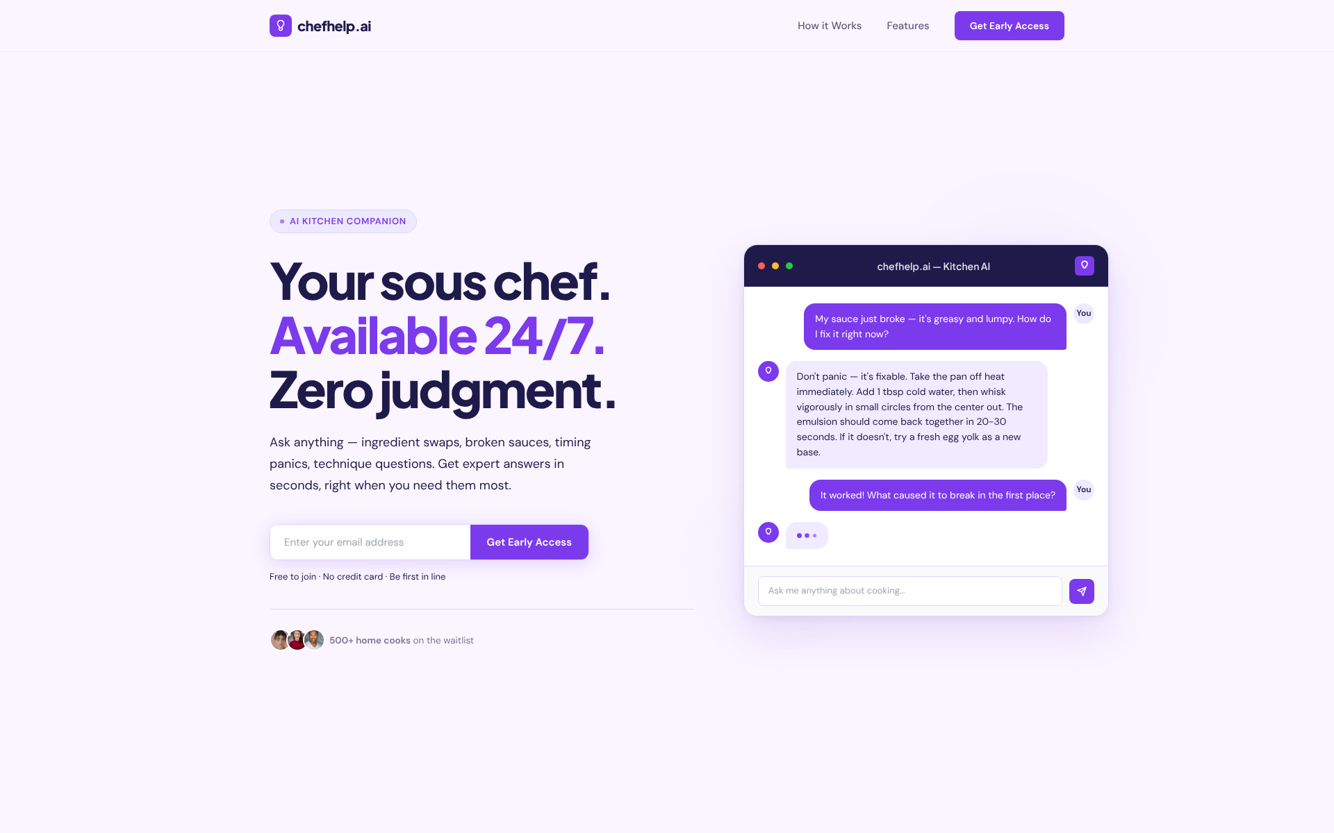 ChefHelp preview