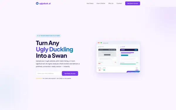 uglyduck.ai preview