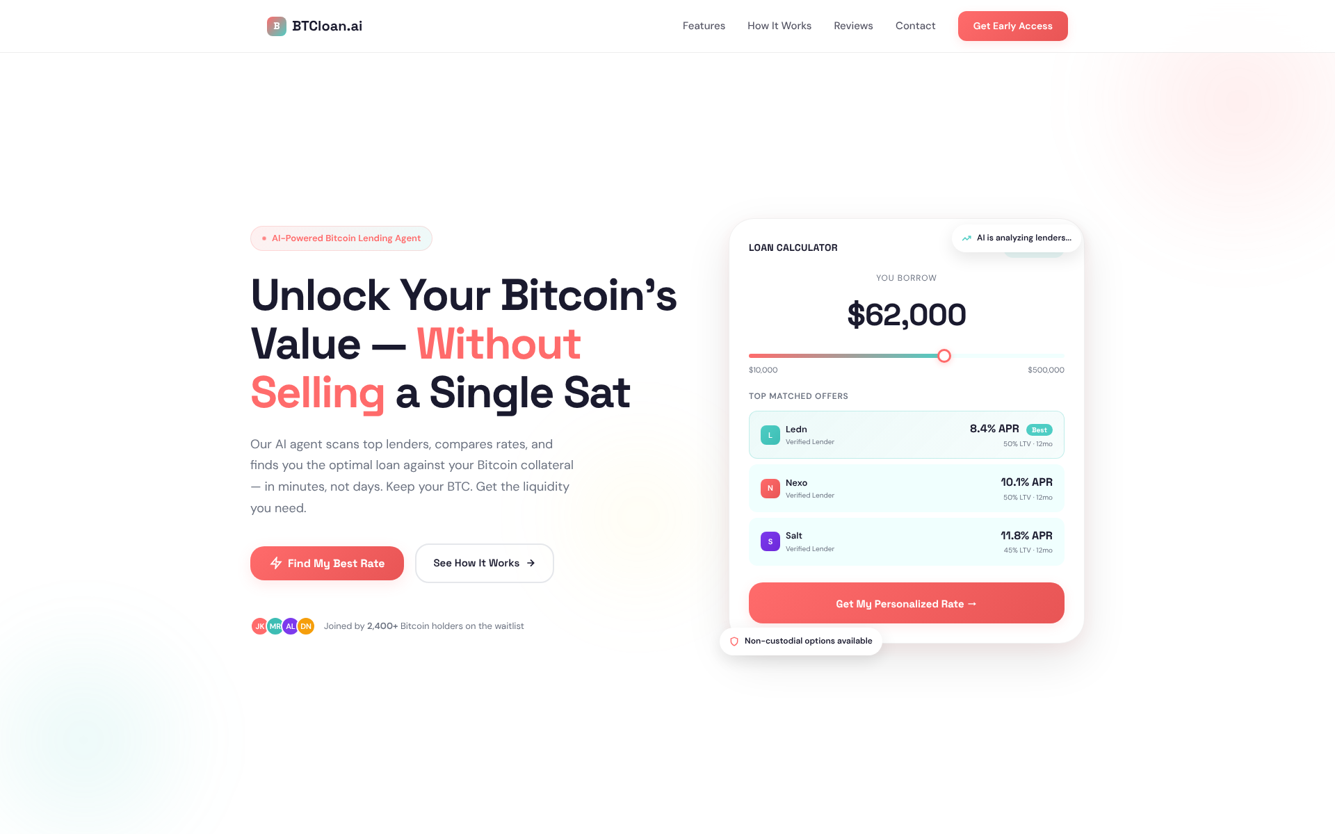 BTCloan.ai preview