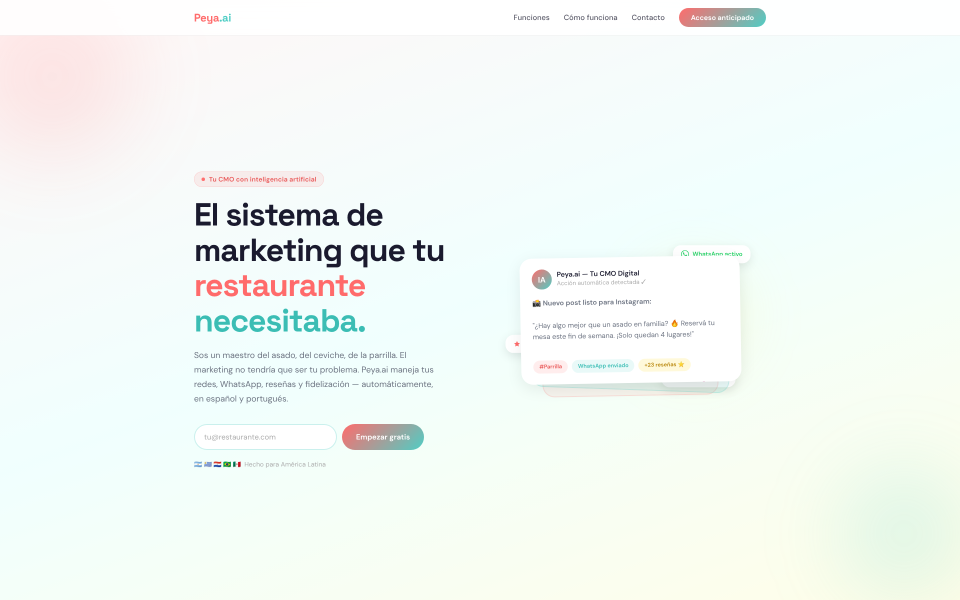 Peya.ai preview