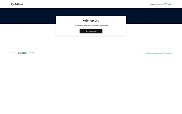 Ketchup.org preview