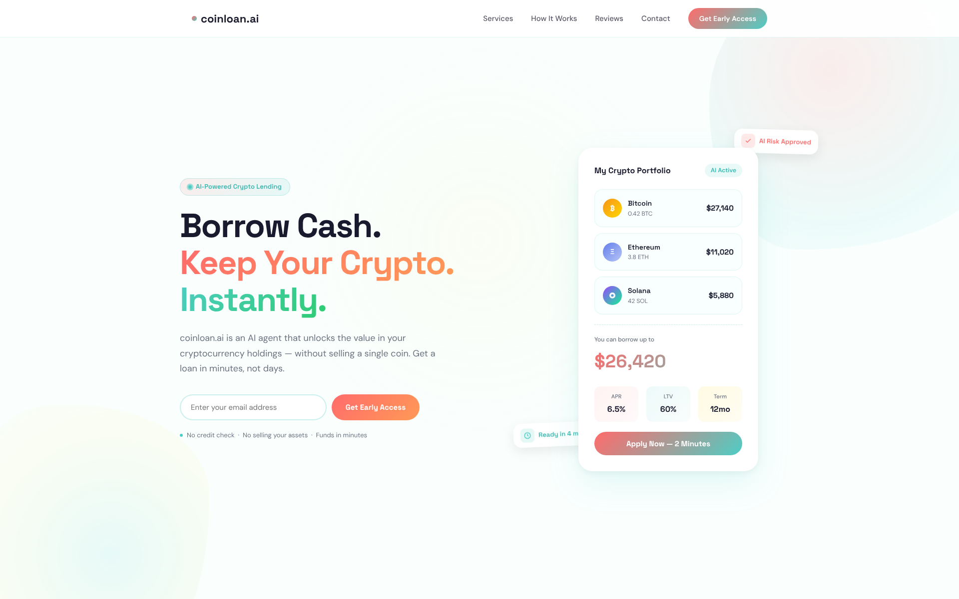 coinloan.ai preview