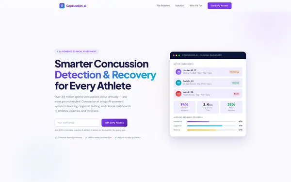 Concussion.ai preview