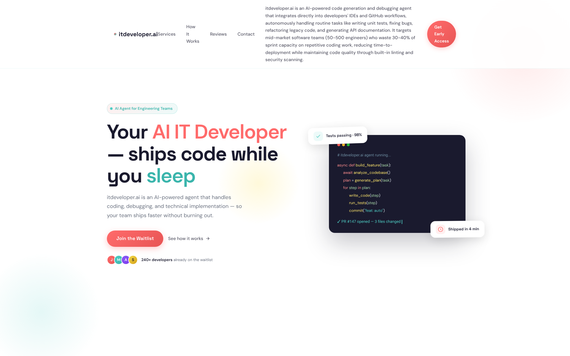 itdeveloper.ai preview